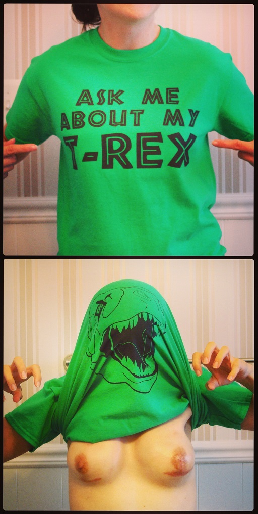 Ask me about my t-rex